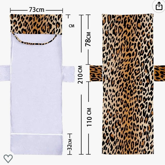 Nivina Lounge Chair Towel Beach Cover brand new in original packaging: leopard - Picture 7 of 9